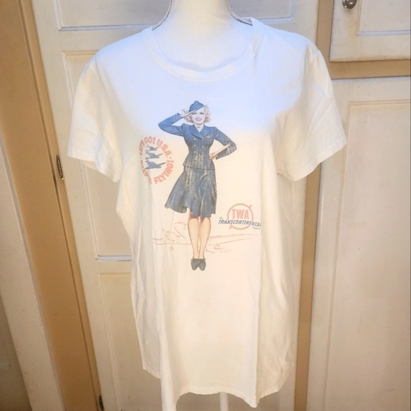 Malibu Shirts Women's Retro Short-sleeved T-shirt NWOT - Picture 4 of 10